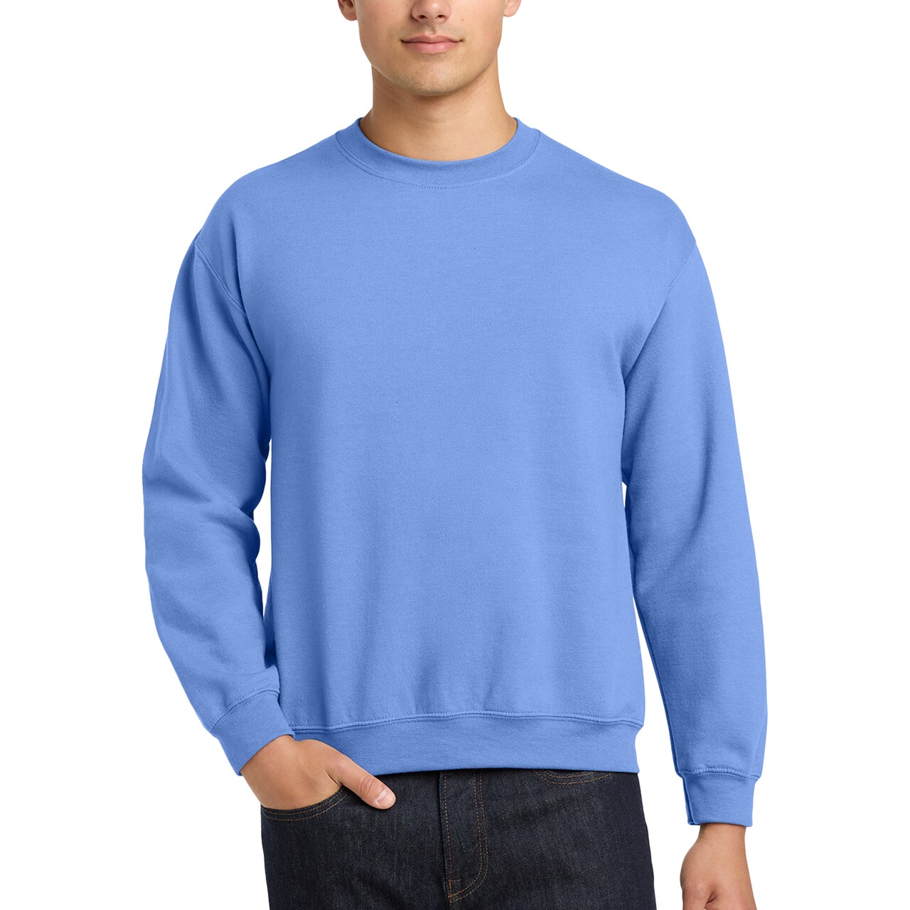 Gildan Crewneck Sweatshirt, Blank Heavy Blend Fleece Pullover